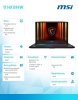 MSI Notebook Katana 17 HX B14WGK-036XPL nOS^i7-14650HX^16GB^1T^RTX5070^17.3 cala